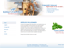 Tablet Screenshot of fisch-koehler.de